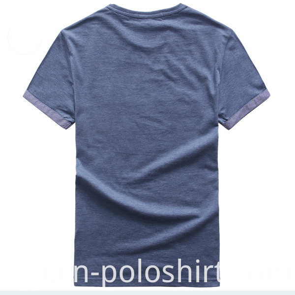 Plain Cotton Wholesale Pre-Shrunk T-Shirt for Men